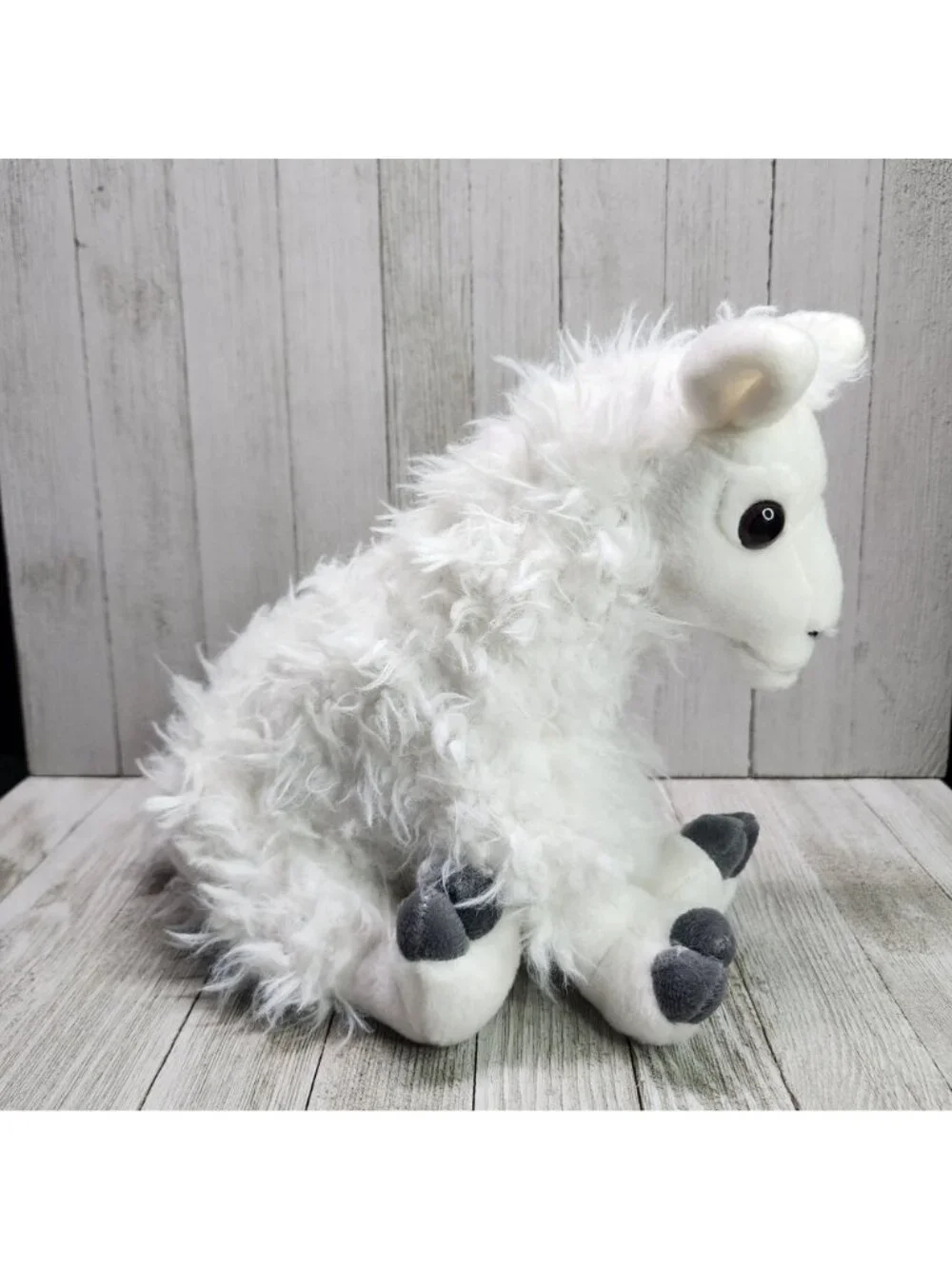Wild Republic Sitting Llama Plush White Stuffed Animal Soft Toy 9'' Tall